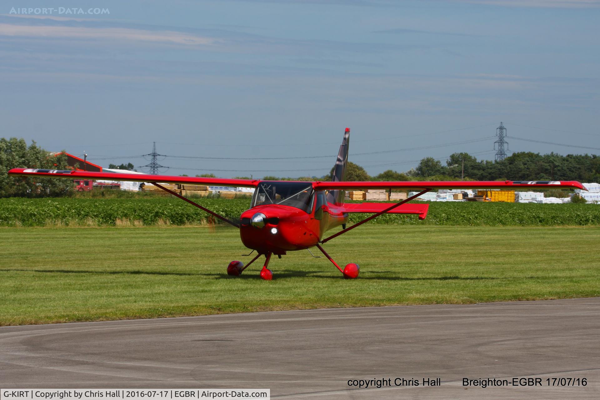 G-KIRT, 2013 Glasair GlaStar C/N LAA 295-15189, at Breighton's Summer fly in