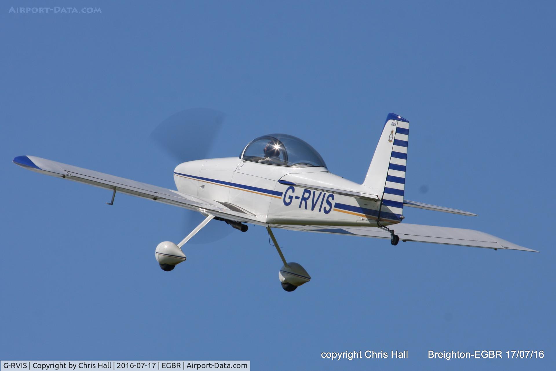 G-RVIS, 2003 Vans RV-8 C/N PFA 303-14031, at Breighton's Summer fly in