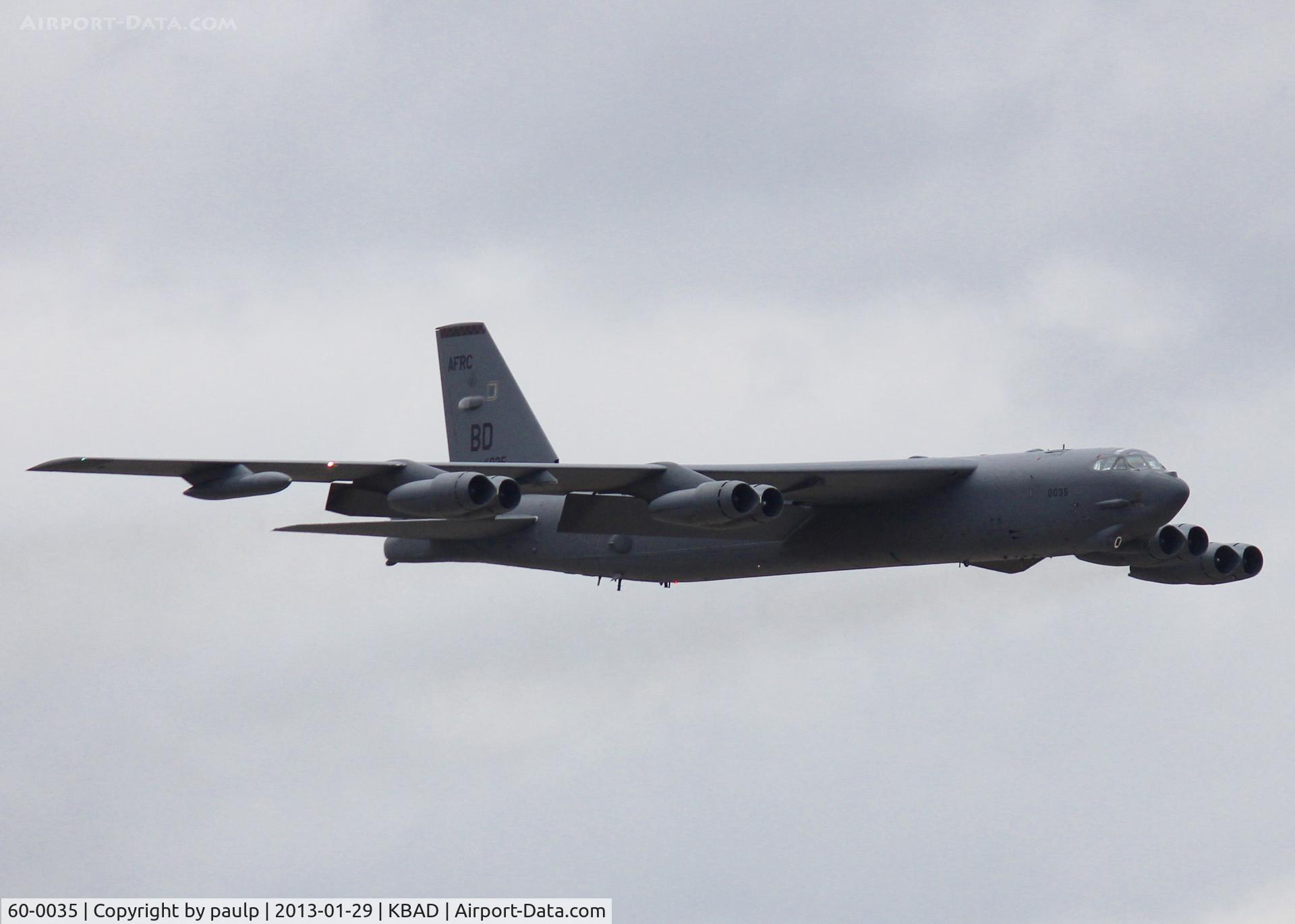 60-0035, 1960 Boeing B-52H Stratofortress C/N 464400, At Barksdale Air Force Base.