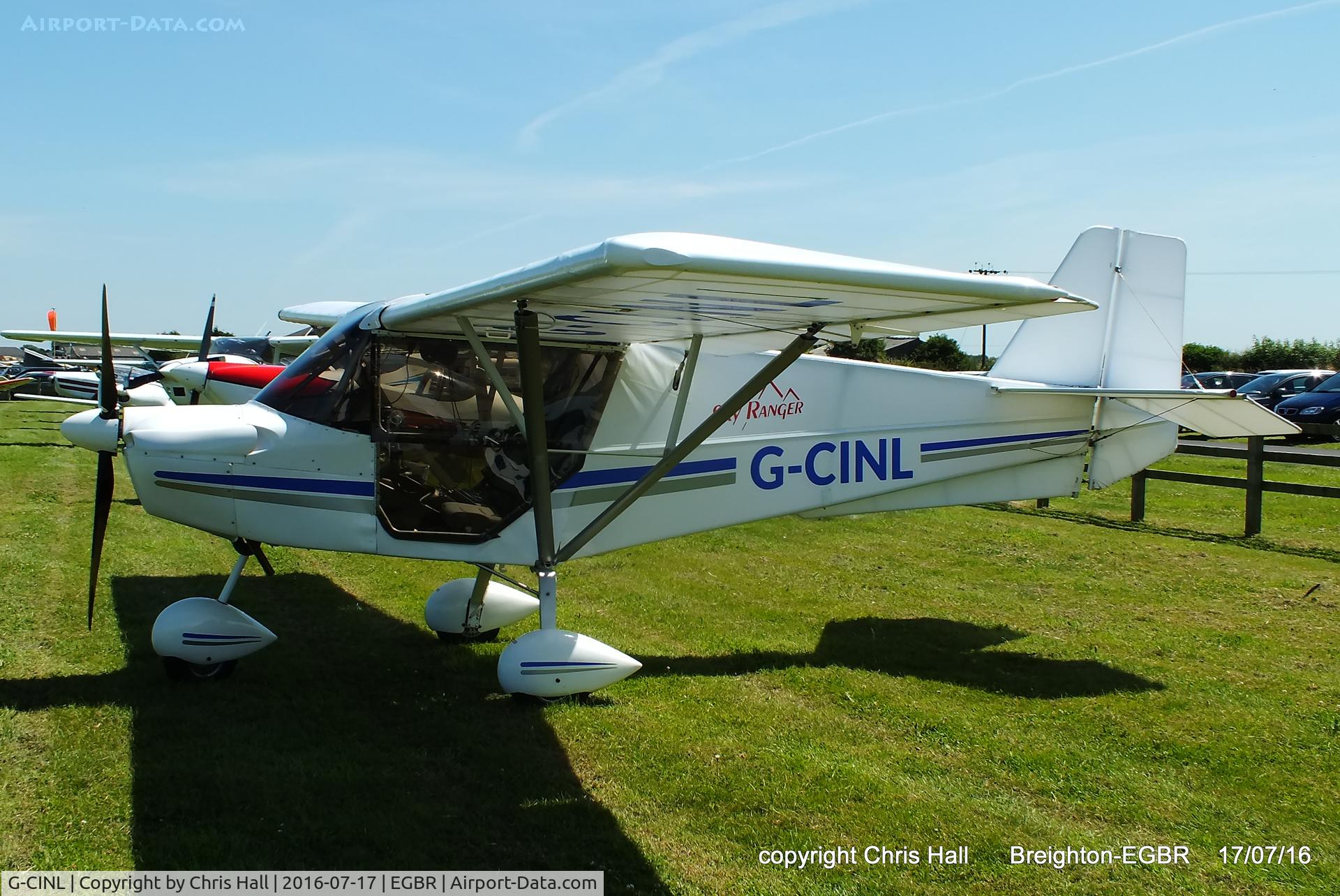 G-CINL, 2015 Skyranger Swift 912S(1) C/N BMAA/HB/647, at Breighton's Summer fly in