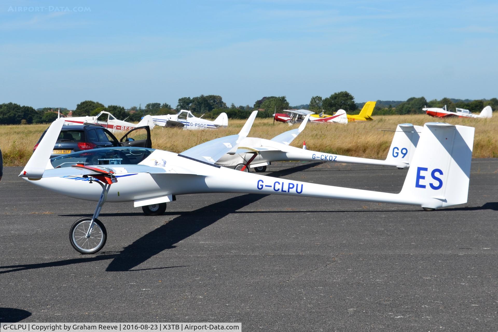 G-CLPU, Schleicher ASW-27-18E C/N 29709, Parked at Tibenham.