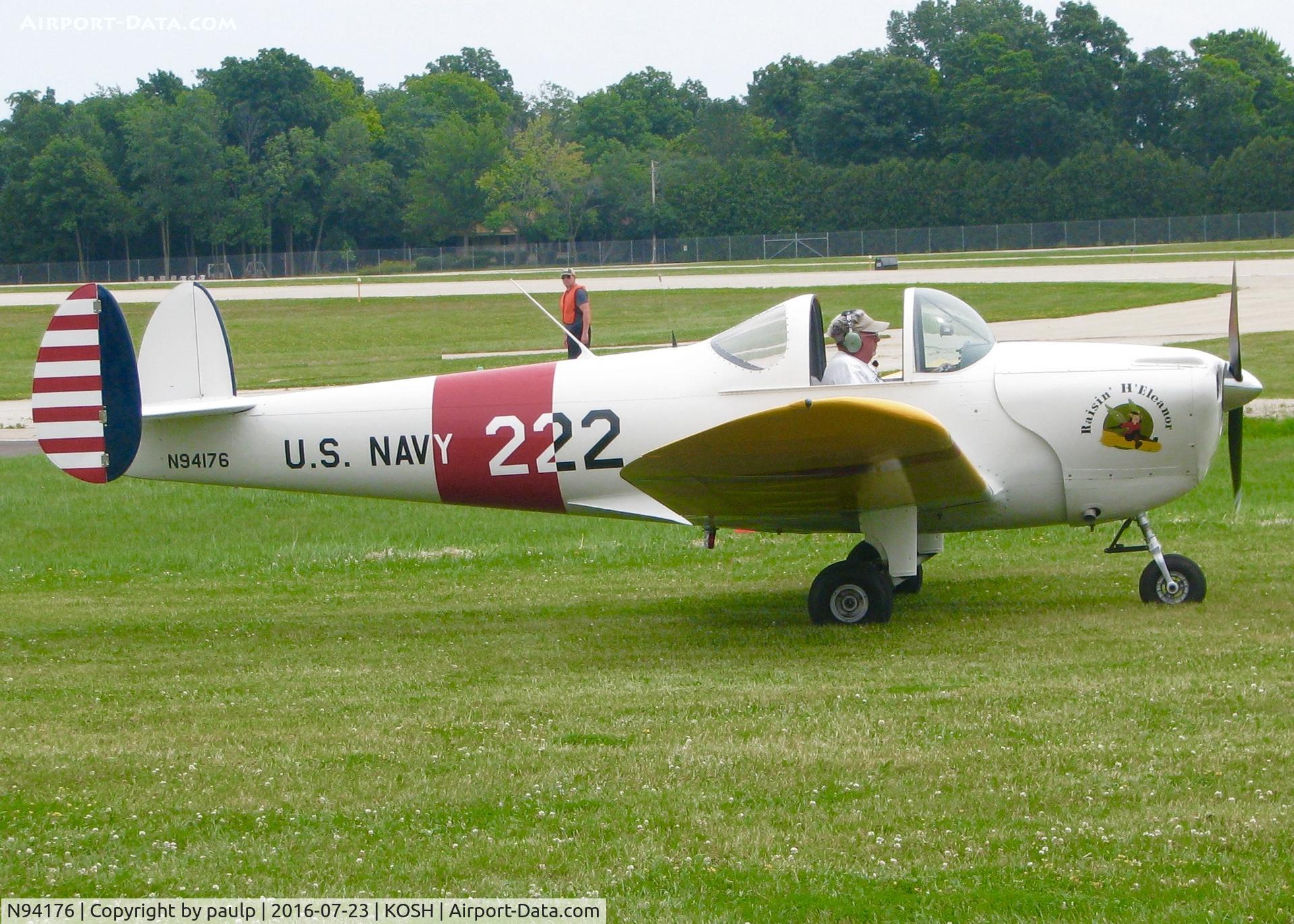 N94176, 1946 Erco 415E Ercoupe C/N 1499, At AirVenture 2016.