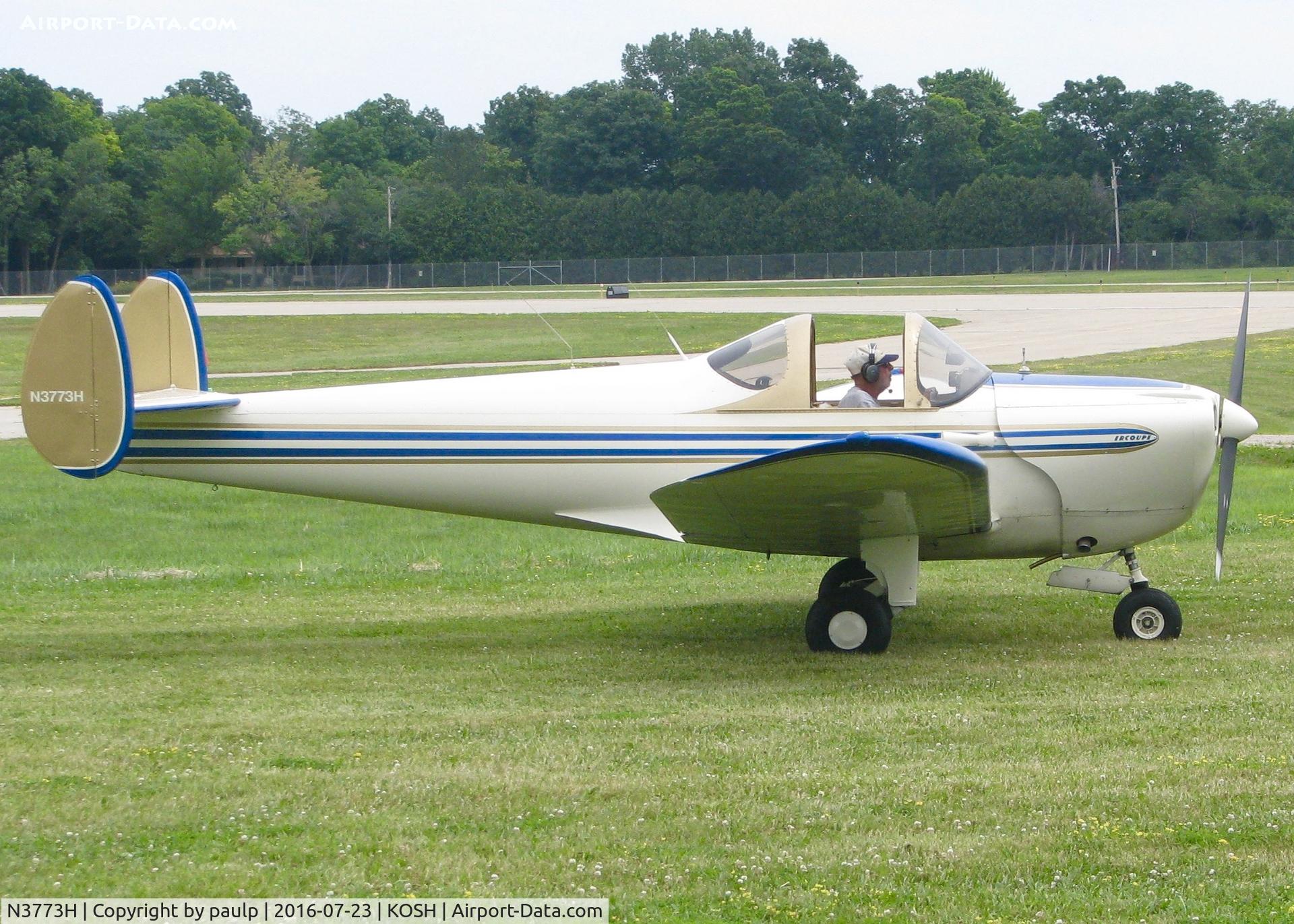 N3773H, 1947 Erco 415C Ercoupe C/N 4398, At AirVenture 2016.