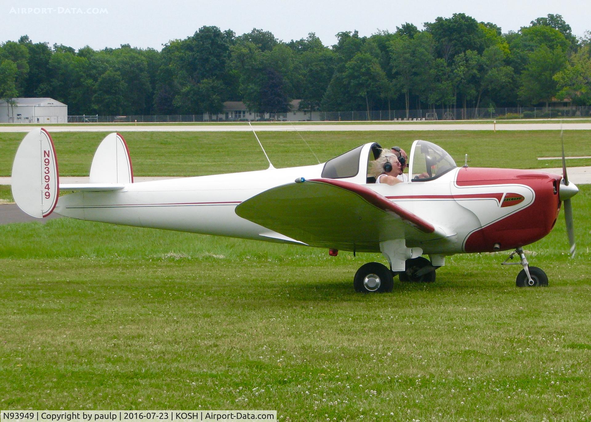 N93949, 1946 Erco 415C Ercoupe C/N 1272, At AirVenture 2016.