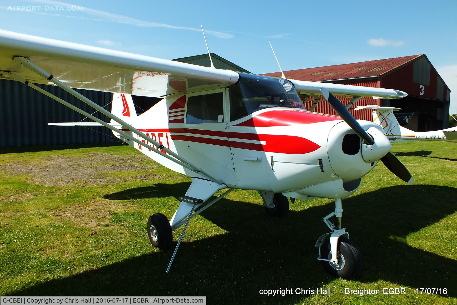 G-CBEI, 1961 Piper PA-22-108 Colt Colt C/N 22-9136, at Breighton's Summer fly in