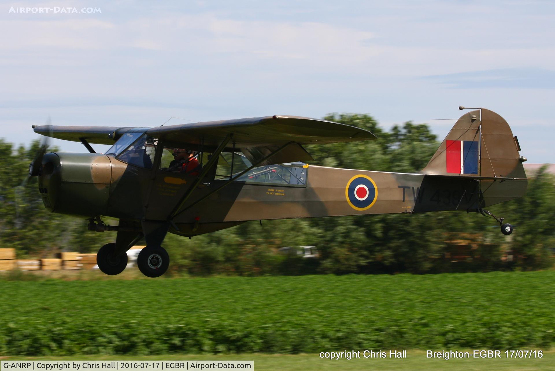 G-ANRP, 1945 Taylorcraft J Auster 5 C/N 1789, at Breighton's Summer fly in