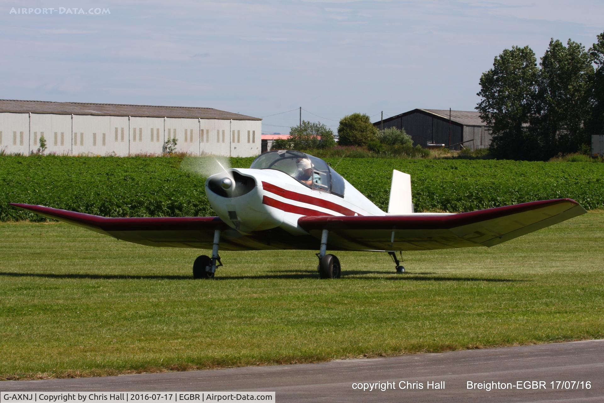 G-AXNJ, 1957 Wassmer (Jodel) D-120 Paris-Nice C/N 52, at Breighton's Summer fly in