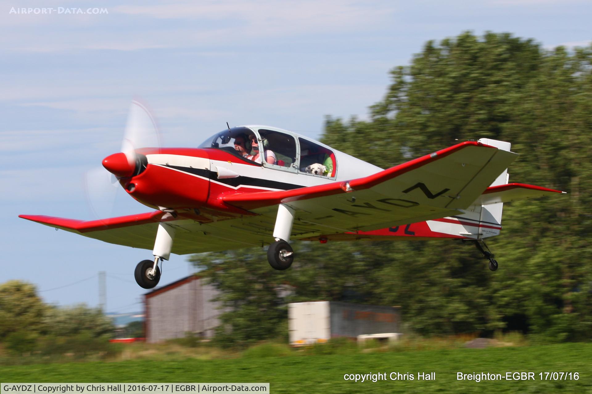 G-AYDZ, 1965 CEA Jodel DR-200 C/N 1, at Breighton's Summer fly in