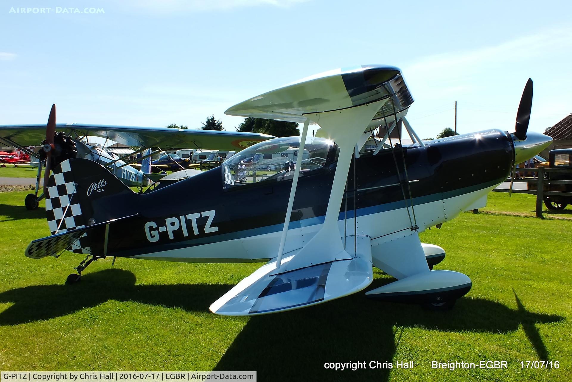 G-PITZ, 1983 Pitts S-2A Special C/N 100ER, at Breighton's Summer fly in