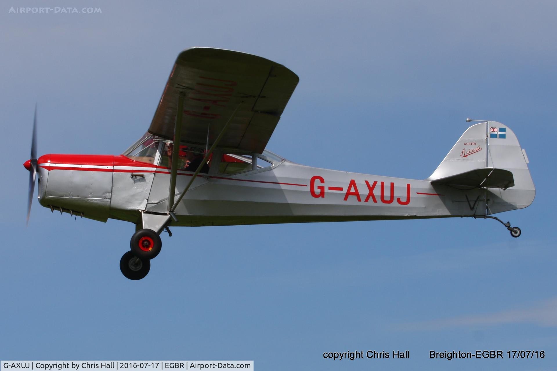 G-AXUJ, 1948 Auster J-1 Autocrat C/N 1957, at Breighton's Summer fly in