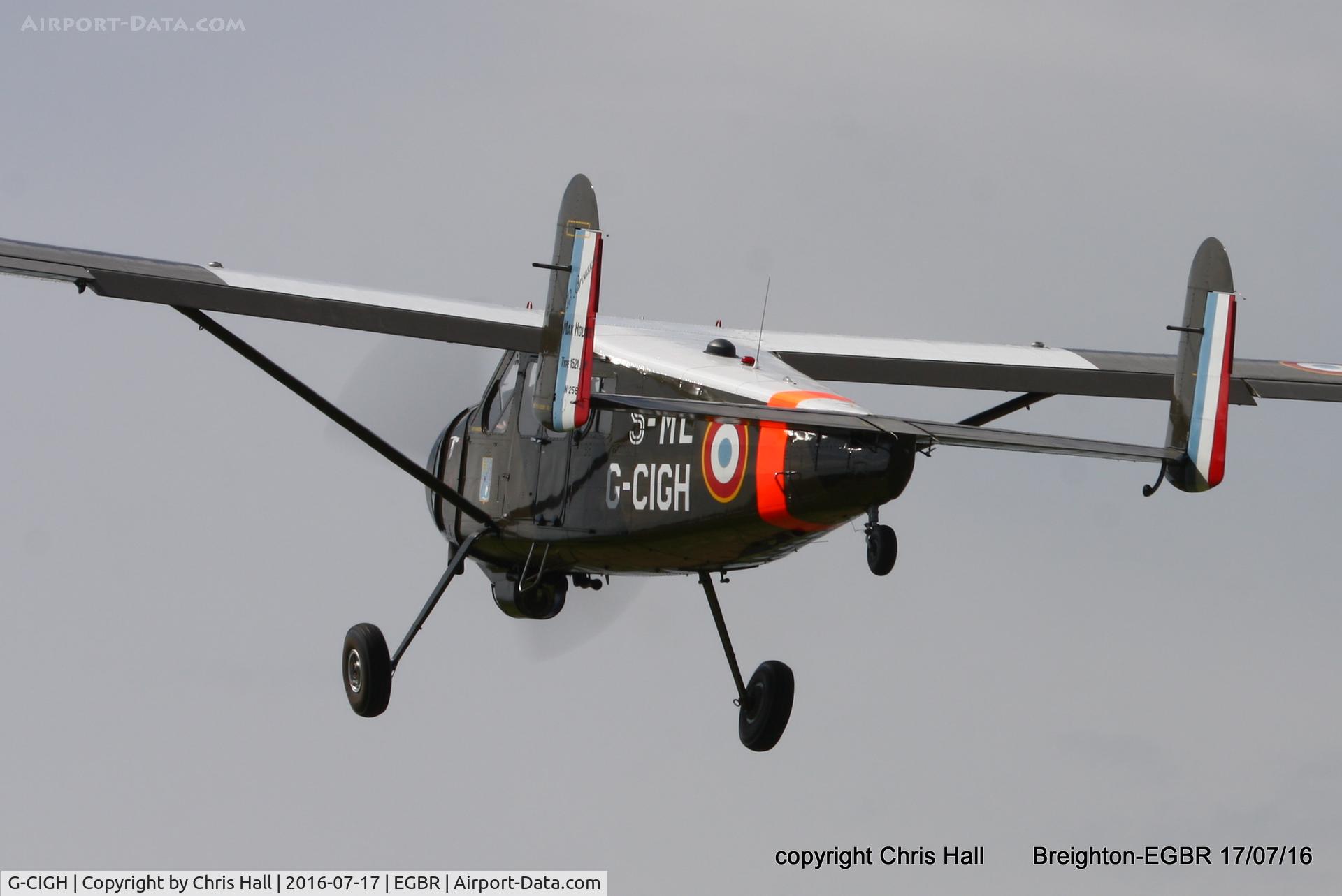 G-CIGH, 1960 Max Holste MH.1521M Broussard C/N 255, at Breighton's Summer fly in
