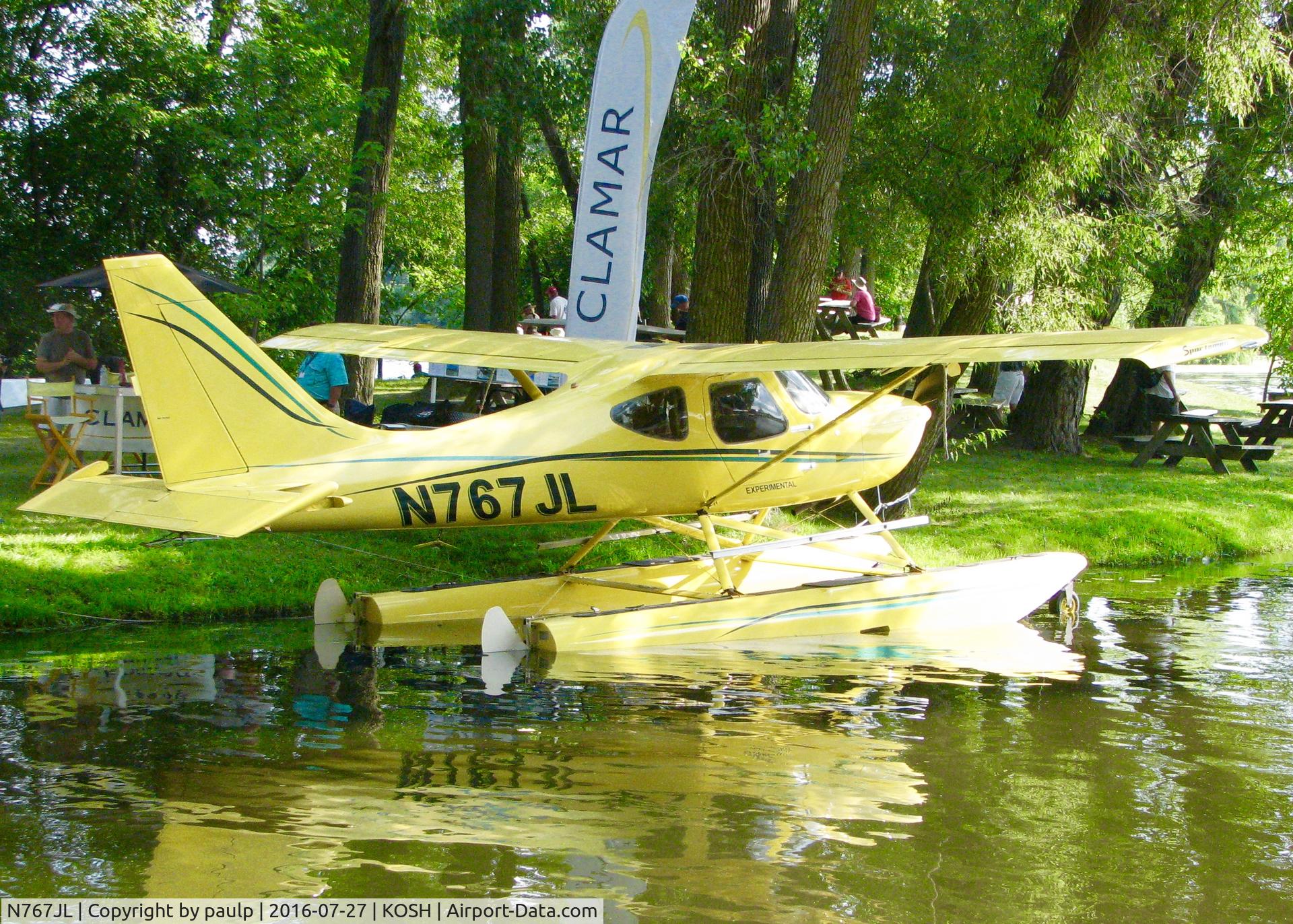 N767JL, 2007 Glasair GS-2 Sportsman C/N 7205, At AirVenture 2016.