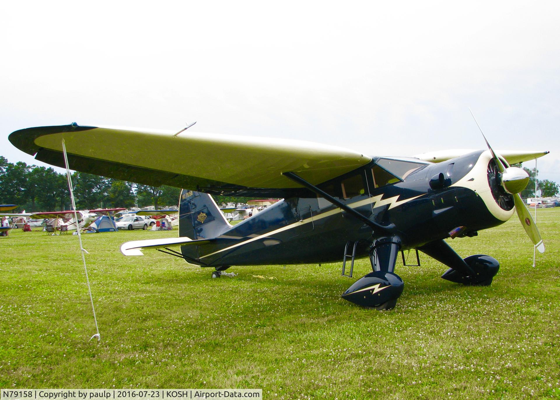 N79158, 1943 Stinson V77 Reliant C/N 77-418, At AirVenture 2016.