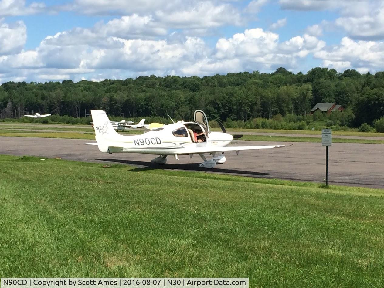 N90CD, 2004 Cirrus SR22 G2 C/N 0939, N90CD at Cherry Ridge