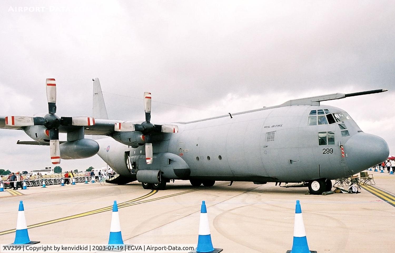 XV299, Lockheed C-130K Hercules C.3 C/N 382-4266, Royal Air Force at RIAT.