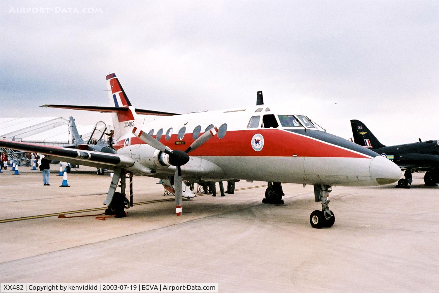 XX482, 1974 Scottish Aviation HP-137 Jetstream T.1 C/N 263, Royal Air Force at RIAT.