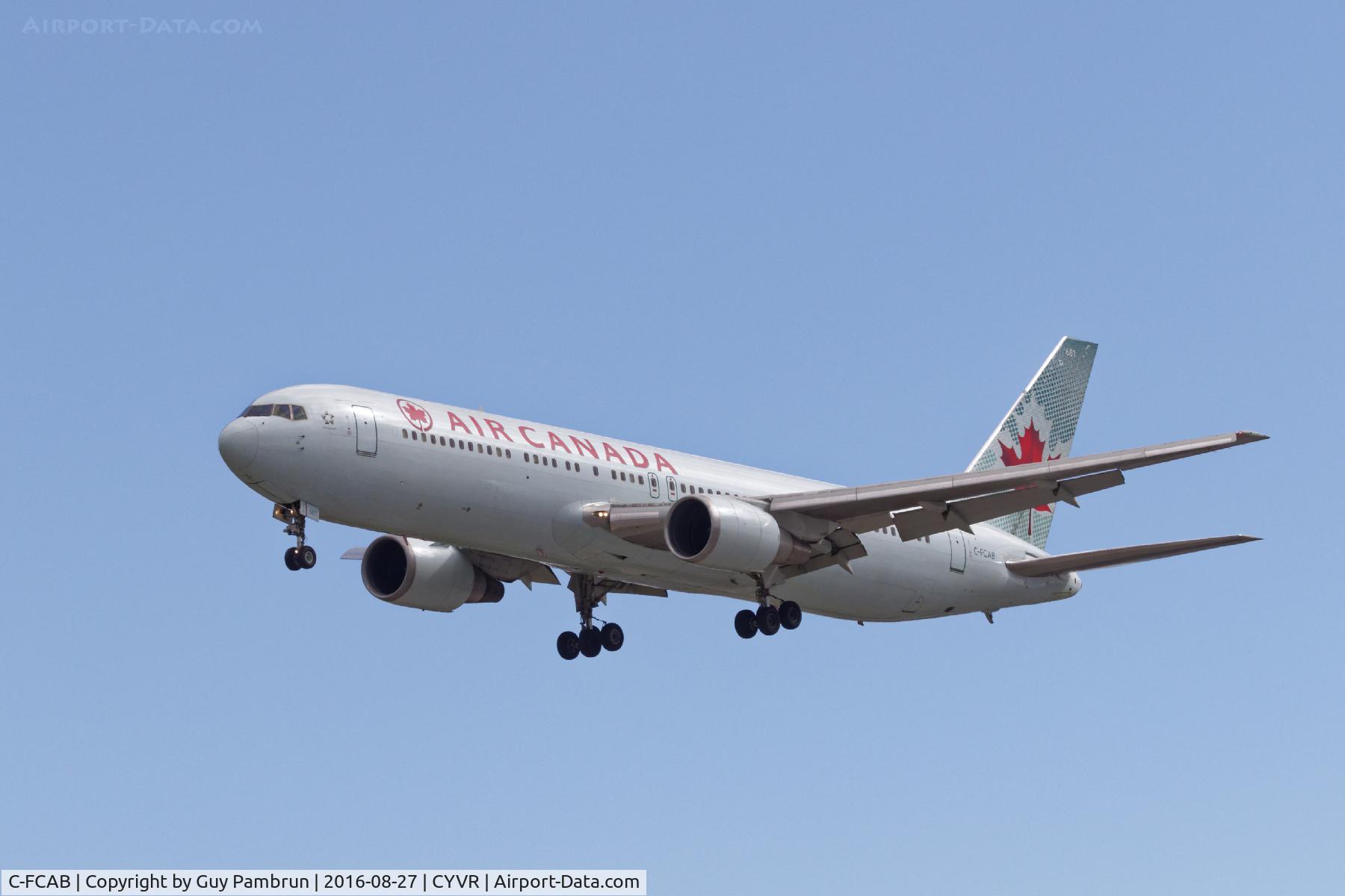 C-FCAB, 1988 Boeing 767-375/ER C/N 24082, Landing