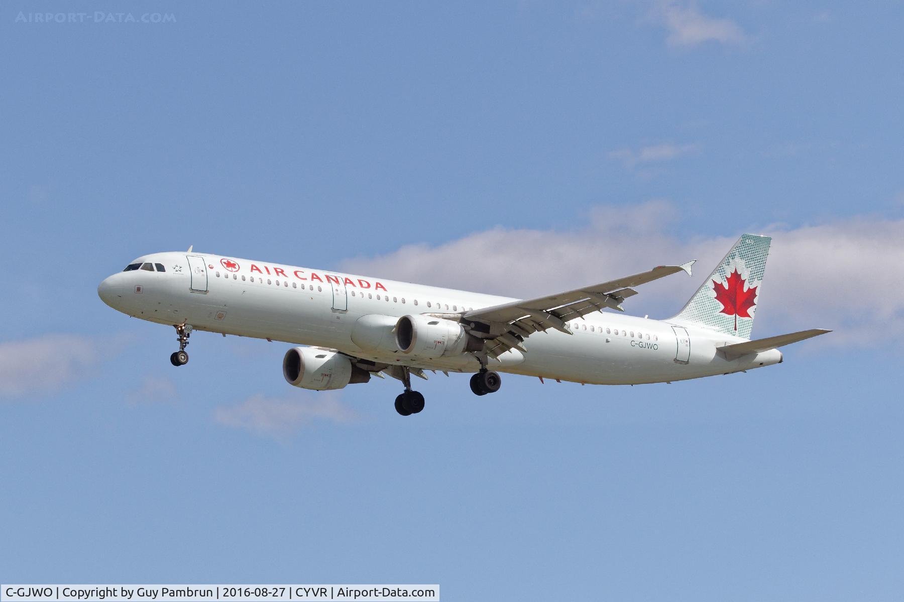 C-GJWO, 2002 Airbus A321-211 C/N 1811, Landing
