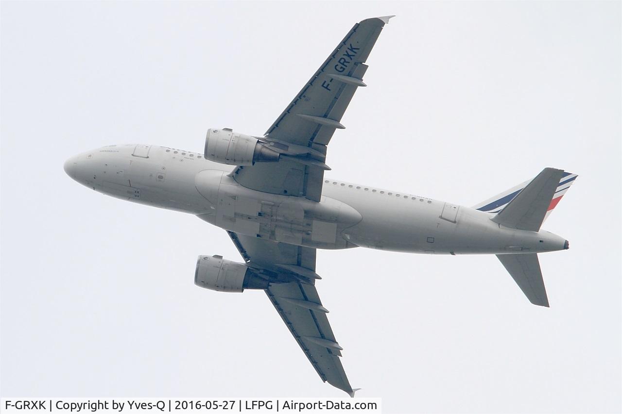 F-GRXK, 2006 Airbus A319-115LR C/N 2716, Airbus A319-115LR, Take off rwy 27L, Roissy Charles De Gaulle airport (LFPG-CDG)