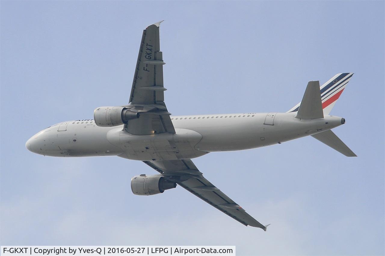 F-GKXT, 2009 Airbus A320-214 C/N 3859, Airbus A320-214, Take off rwy 27L, Roissy Charles De Gaulle airport (LFPG-CDG)