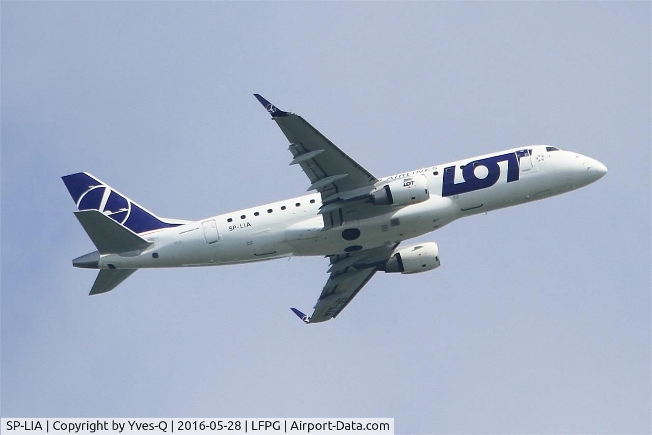 SP-LIA, 2006 Embraer 175STD (ERJ-170-200STD) C/N 17000125, Embraer ERJ-175SD, Take off rwy 06R, Roissy Charles De Gaulle airport (LFPG-CDG)