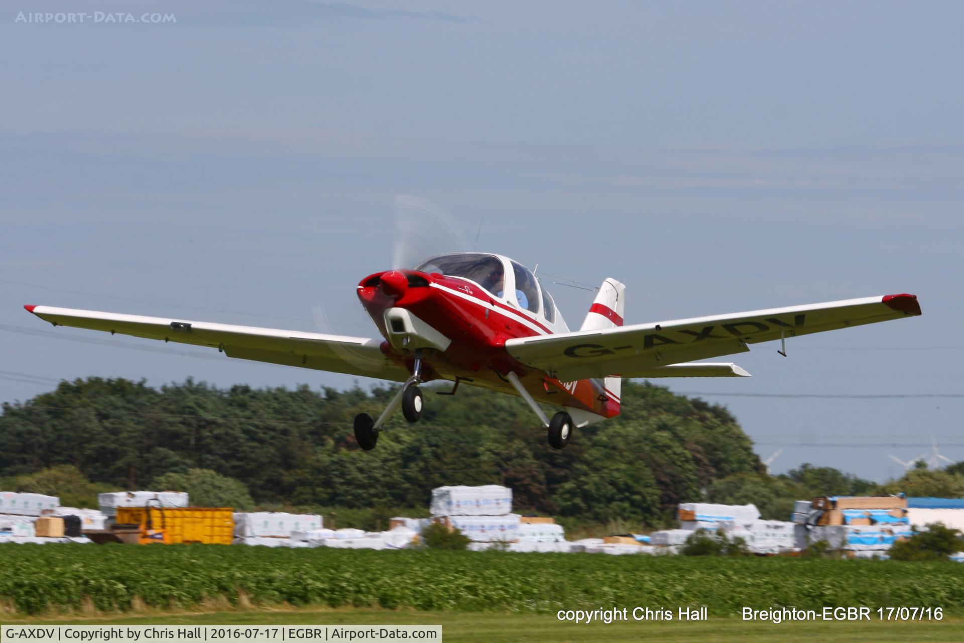 G-AXDV, 1969 Beagle B-121 Pup Series 1 (Pup 100) C/N B121-049, at Breighton's Summer fly in