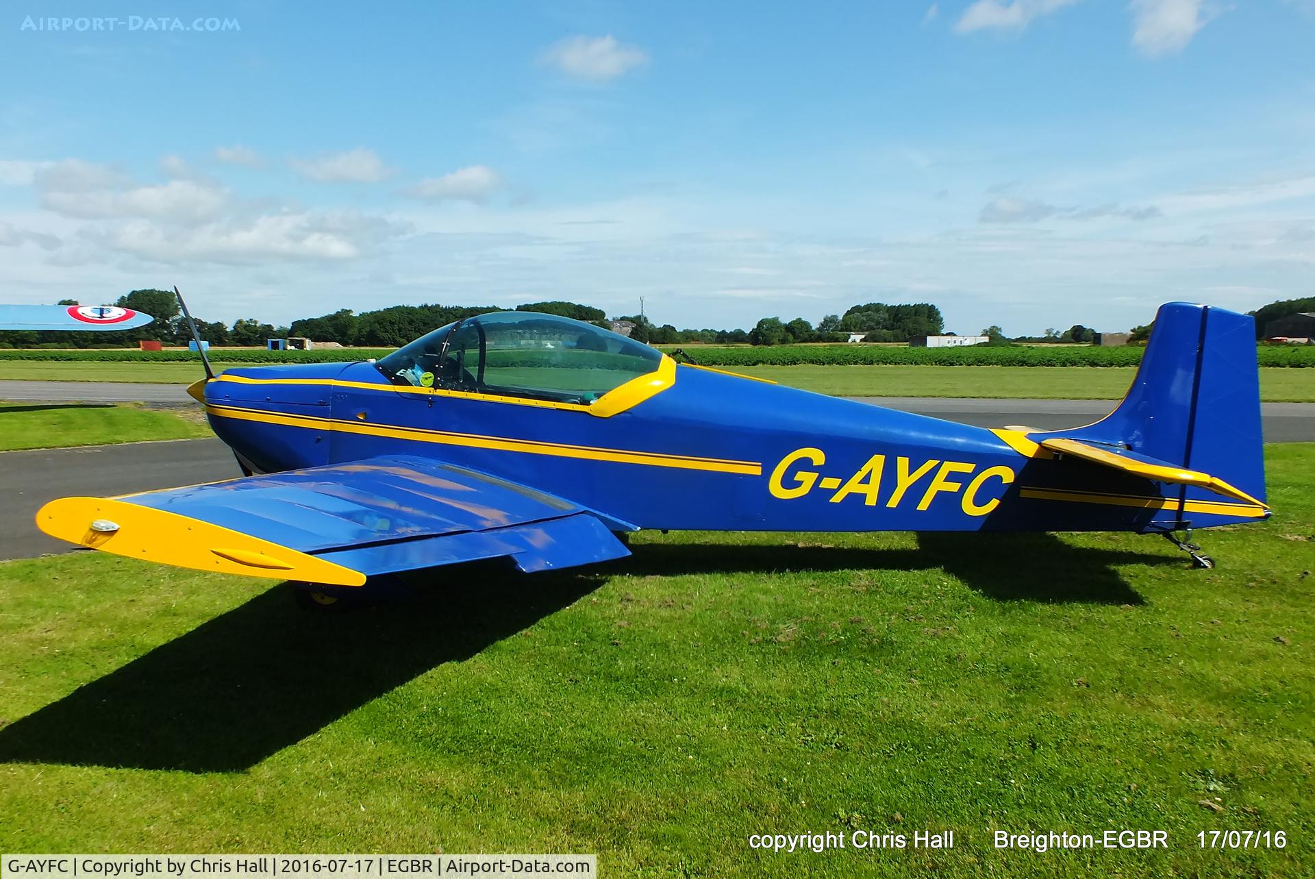 G-AYFC, 1970 Rollason Druine D-62B Condor C/N RAE/644, at Breighton's Summer fly in