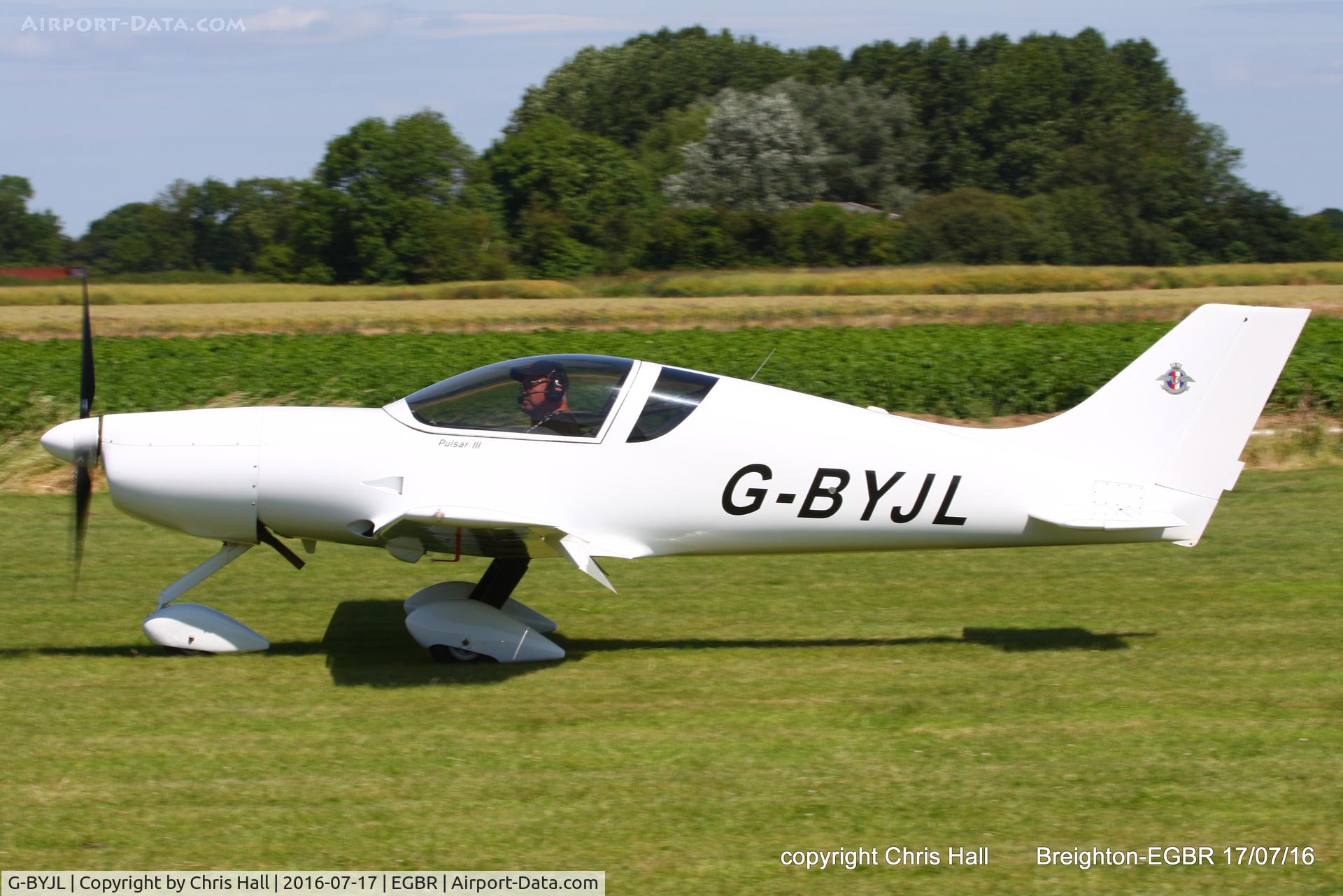 G-BYJL, 1999 Aero Designs Pulsar lll C/N PFA 202-13311, at Breighton's Summer fly in