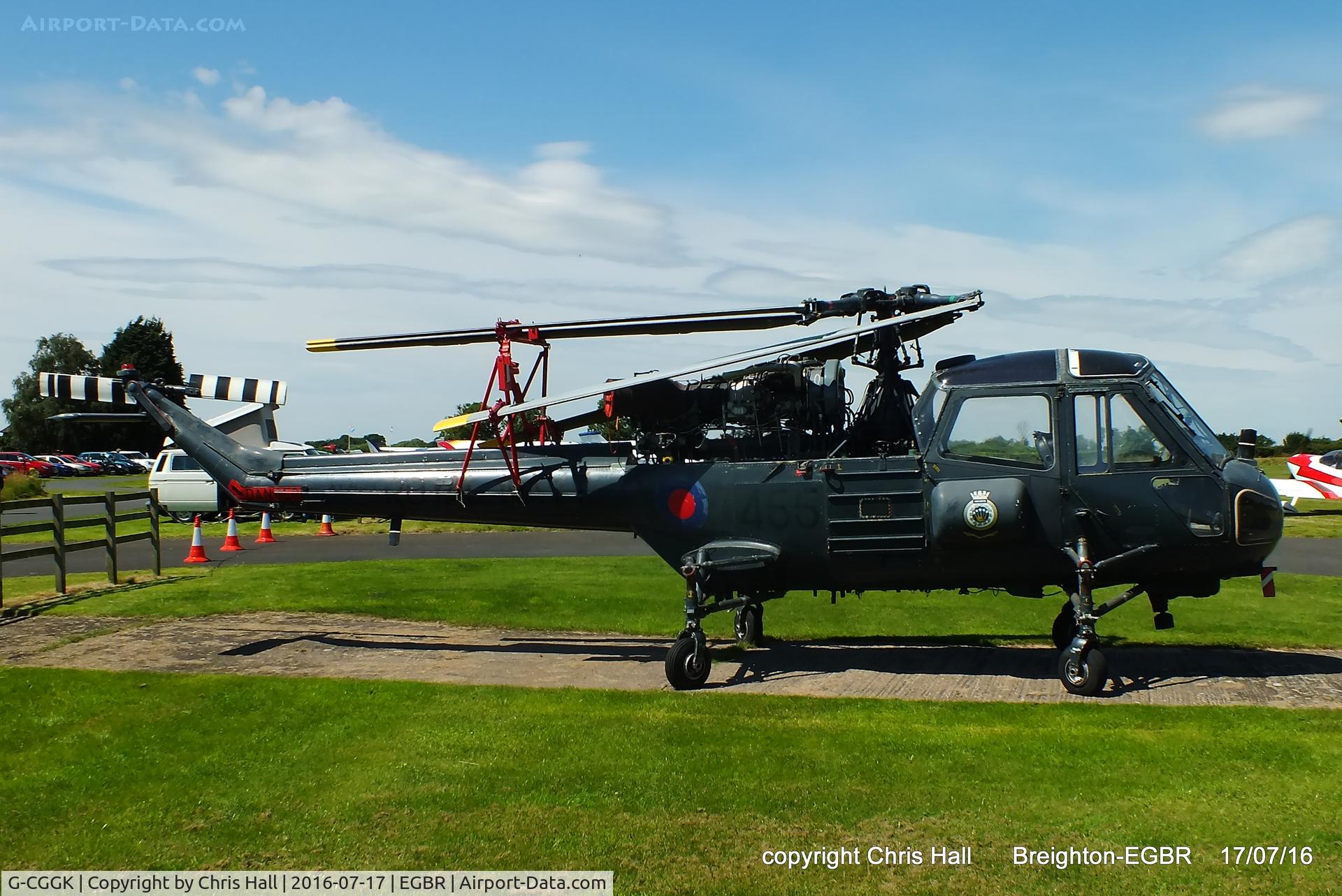 G-CGGK, 1965 Westland Wasp HAS.1 C/N F9604, at Breighton's Summer fly in