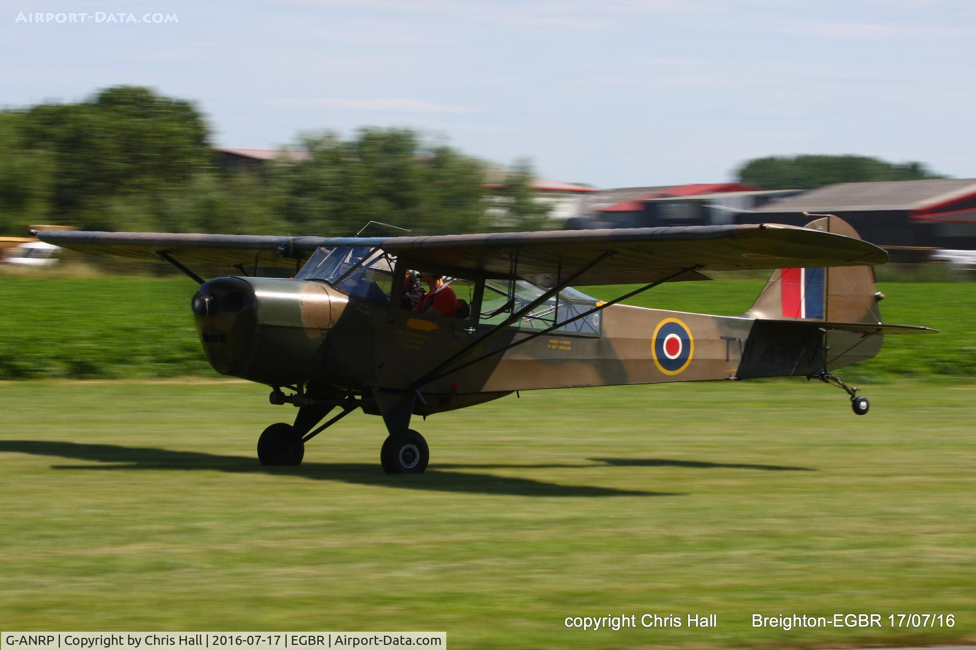 G-ANRP, 1945 Taylorcraft J Auster 5 C/N 1789, at Breighton's Summer fly in
