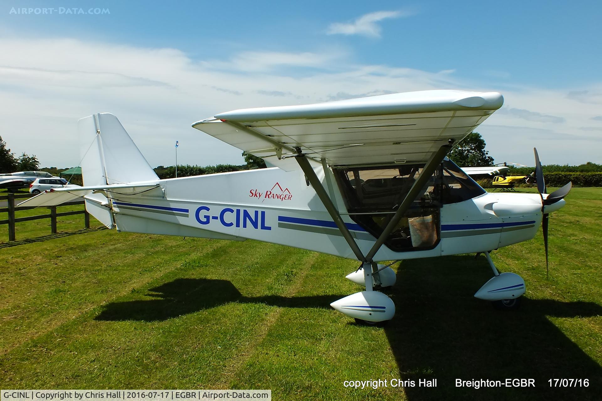 G-CINL, 2015 Skyranger Swift 912S(1) C/N BMAA/HB/647, at Breighton's Summer fly in