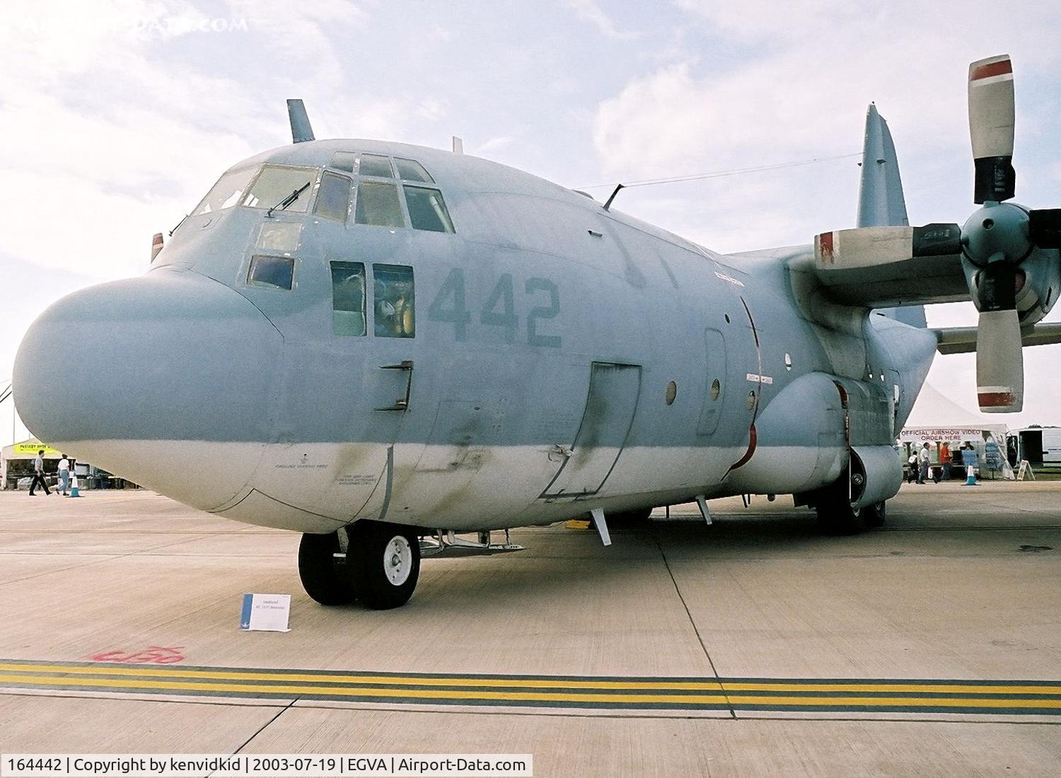 164442, 1990 Lockheed KC-130T Hercules C/N 382-5222, US Marine Corps at RIAT.