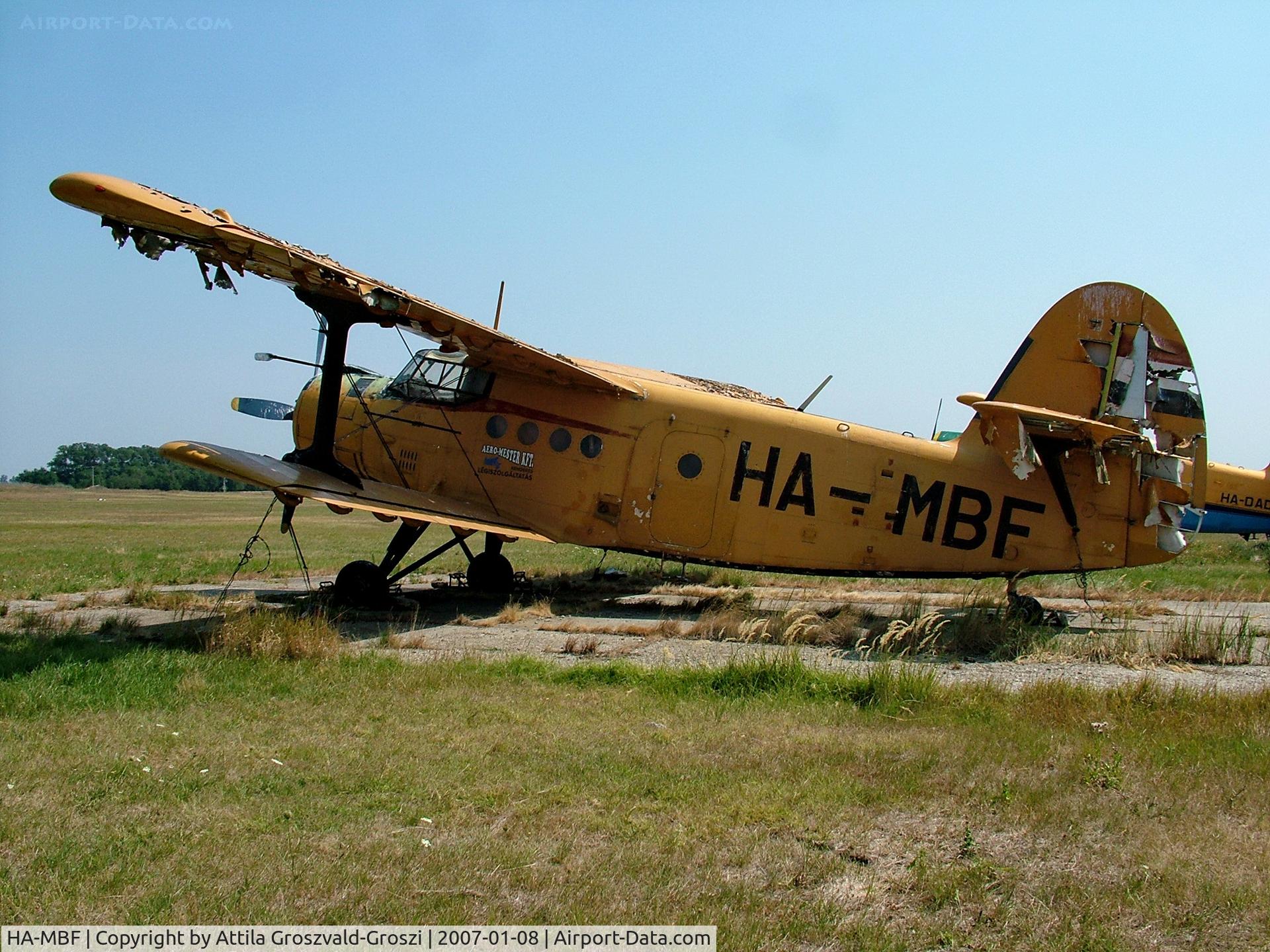 HA-MBF, 1975 PZL-Mielec An-2R C/N 1G161-11, Szarvas-Káka, Hungary - agricultural airport and take-off field