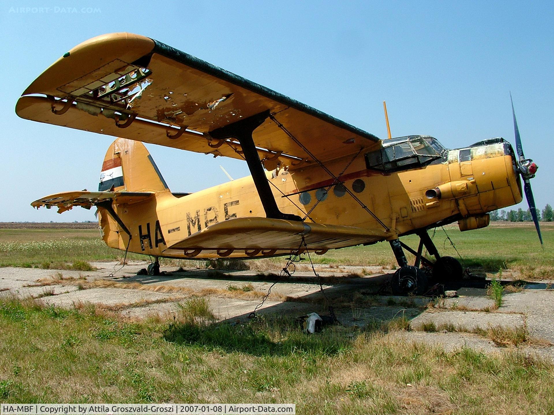 HA-MBF, 1975 PZL-Mielec An-2R C/N 1G161-11, Szarvas-Káka, Hungary - agricultural airport and take-off field