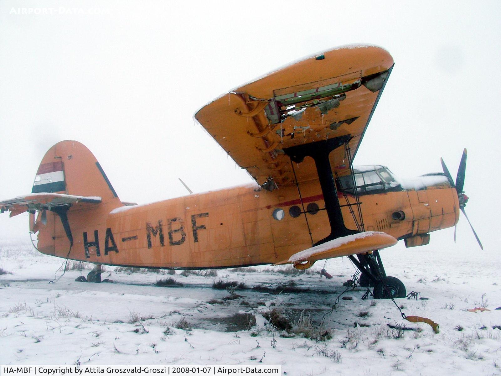 HA-MBF, 1975 PZL-Mielec An-2R C/N 1G161-11, Szarvas-Káka, Hungary - agricultural airport and take-off field