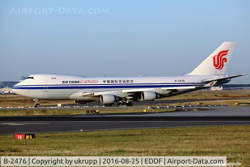 B-2476, 2006 Boeing 747-4FTF/SCD C/N 34240/1373, Frankfurt, (FRA), CN 34240, B-747-4FTF, Air China Cargo