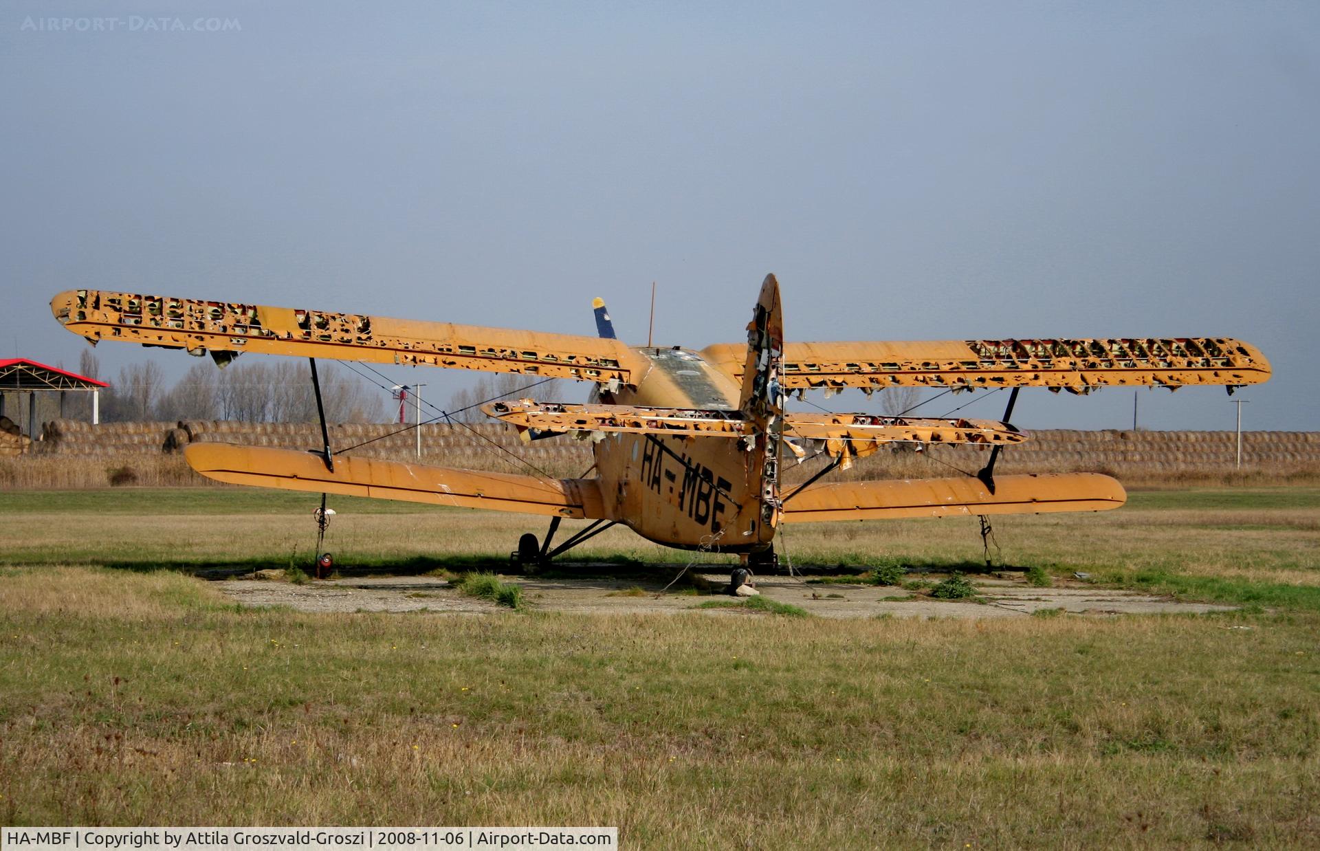 HA-MBF, 1975 PZL-Mielec An-2R C/N 1G161-11, Szarvas-Káka, Hungary - agricultural airport and take-off field