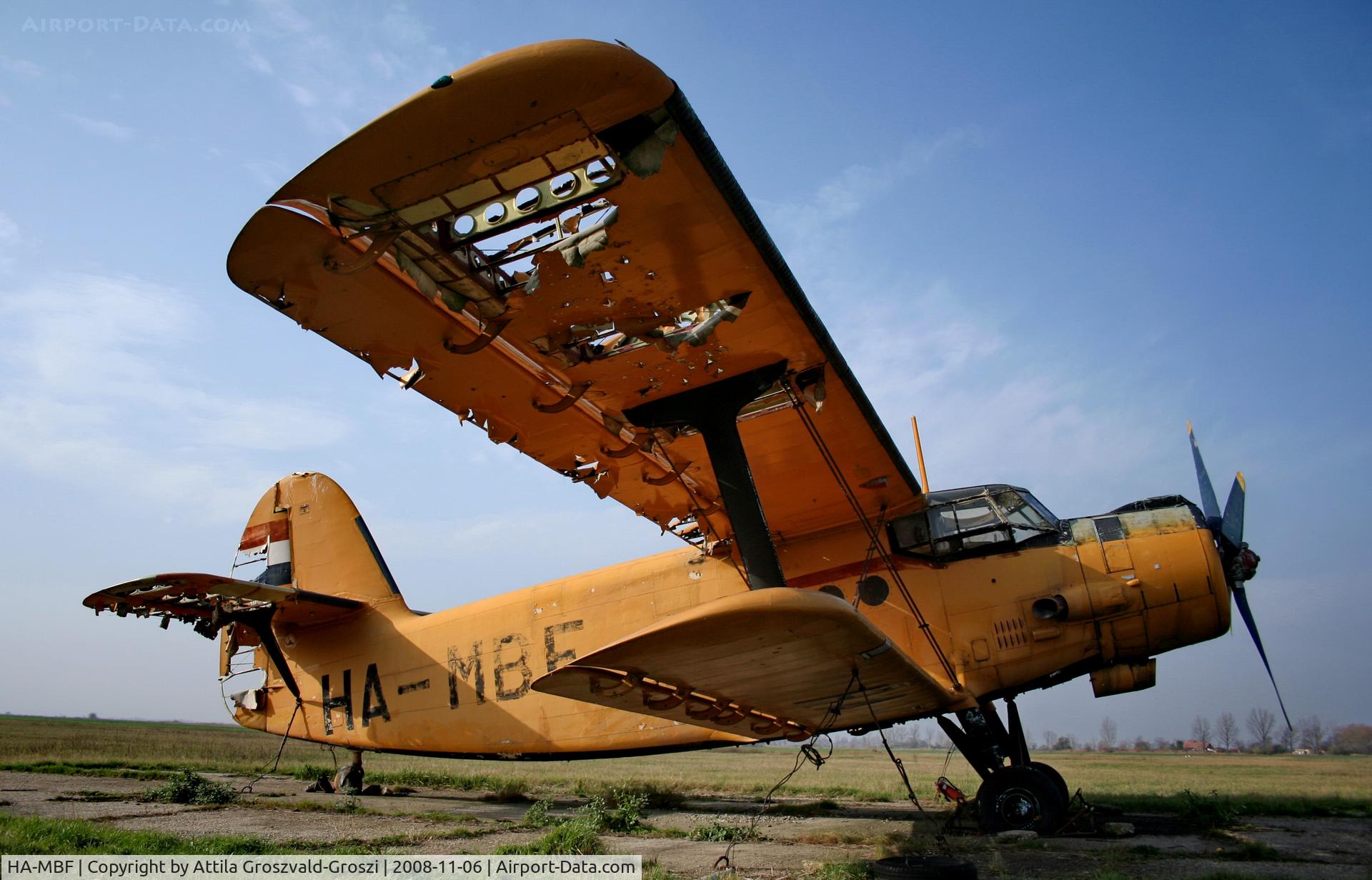 HA-MBF, 1975 PZL-Mielec An-2R C/N 1G161-11, Szarvas-Káka, Hungary - agricultural airport and take-off field