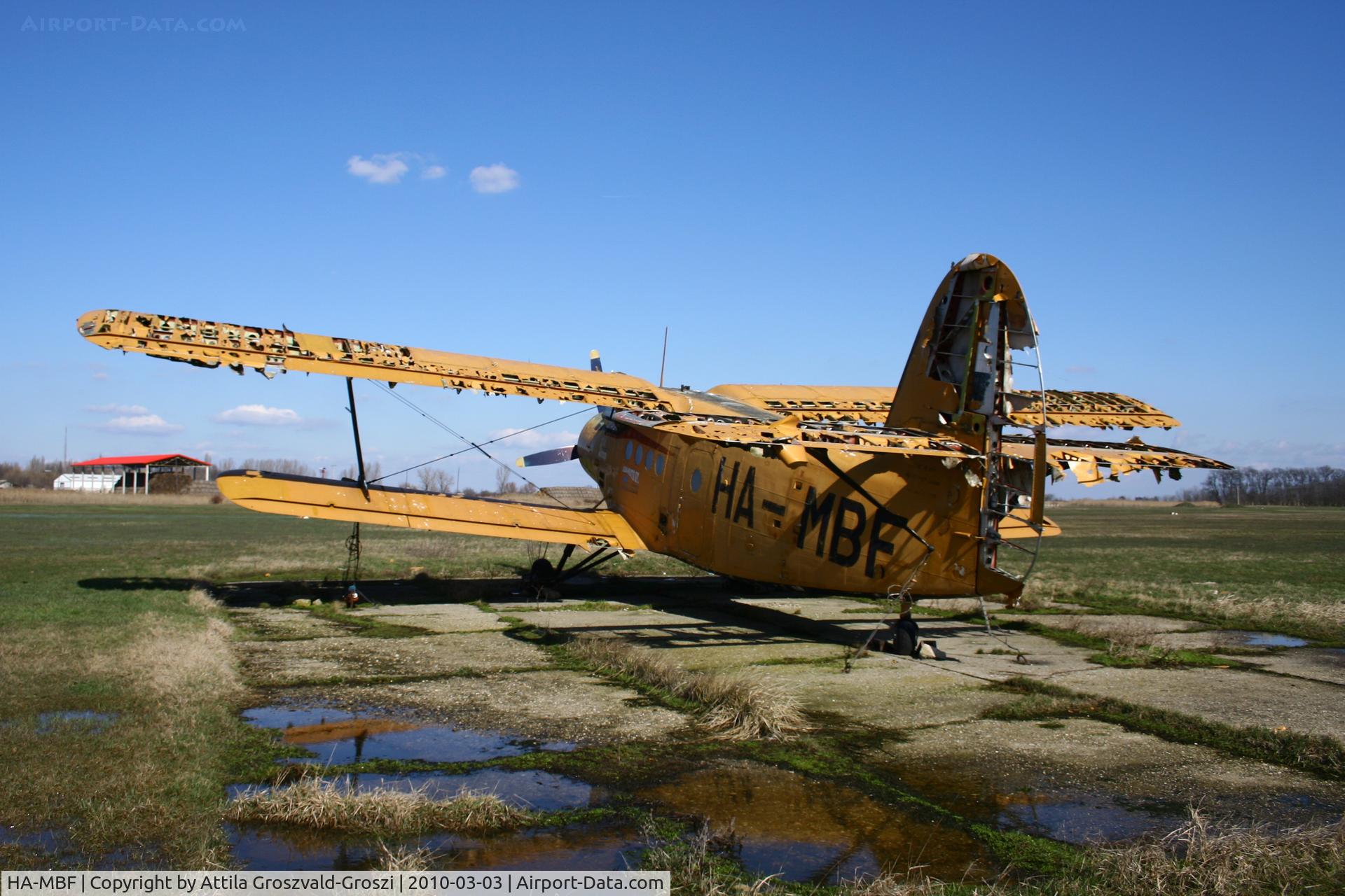 HA-MBF, 1975 PZL-Mielec An-2R C/N 1G161-11, Szarvas-Káka, Hungary - agricultural airport and take-off field