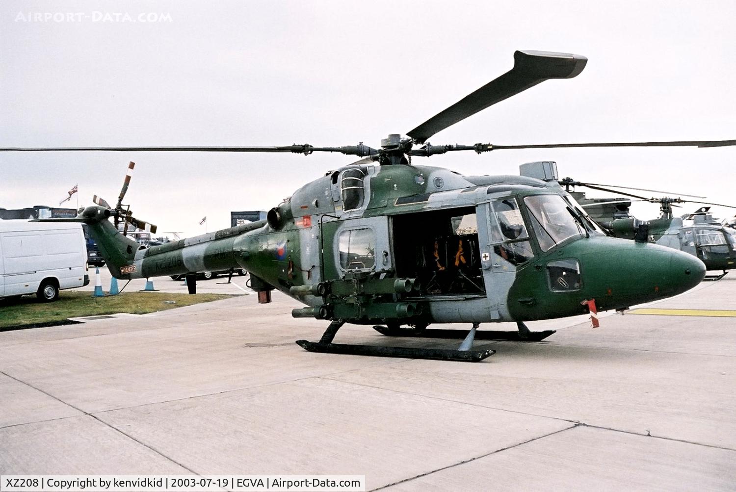 XZ208, 1979 Westland Lynx AH.7 C/N 116, UK Army at RIAT.