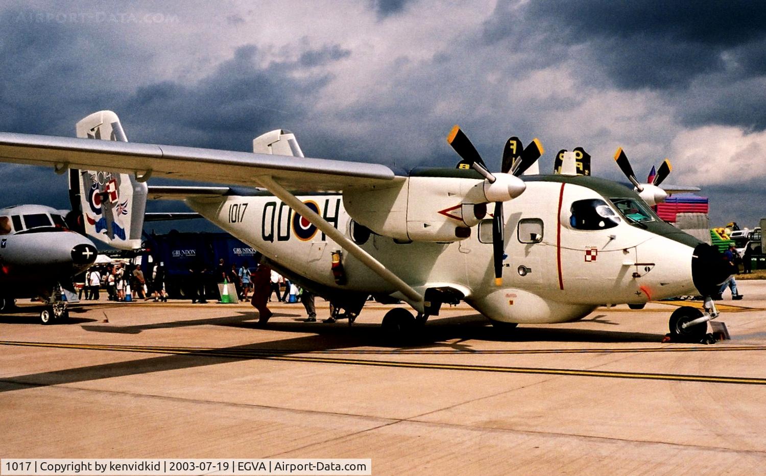 1017, PZL-Mielec M-28B1R Bryza 1R C/N AJG001-03, Polish Navy at RIAT.