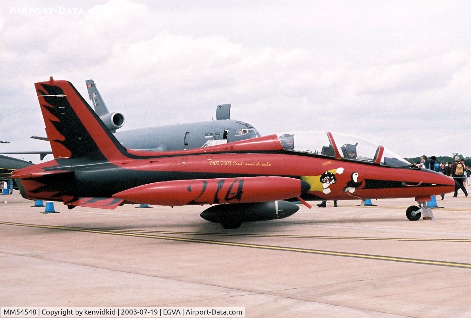 MM54548, Aermacchi MB-339A C/N 6769/164/AA080, Italian Air Force at RIAT.