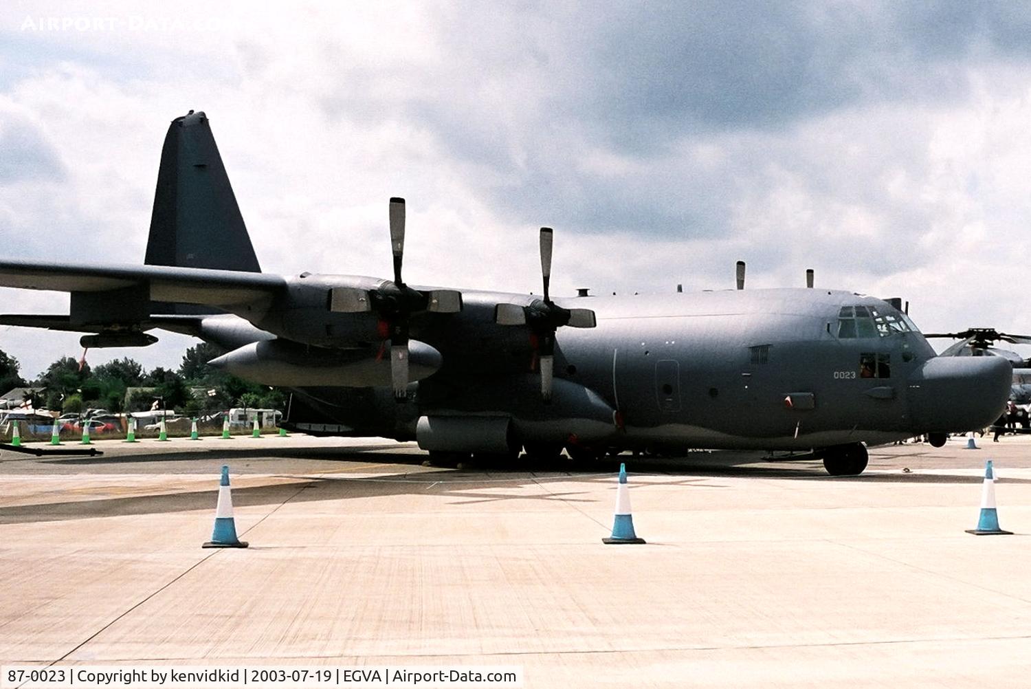 87-0023, 1986 Lockheed MC-130H Combat Talon II C/N 382-5091, US Air Force at RIAT.