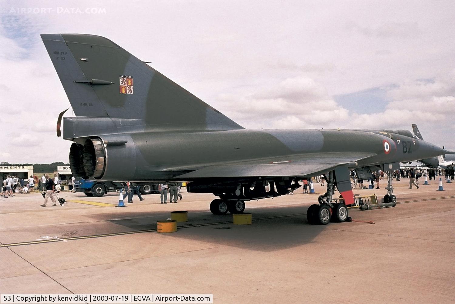53, Dassault Mirage IVP C/N 53, French Air Force at RIAT.