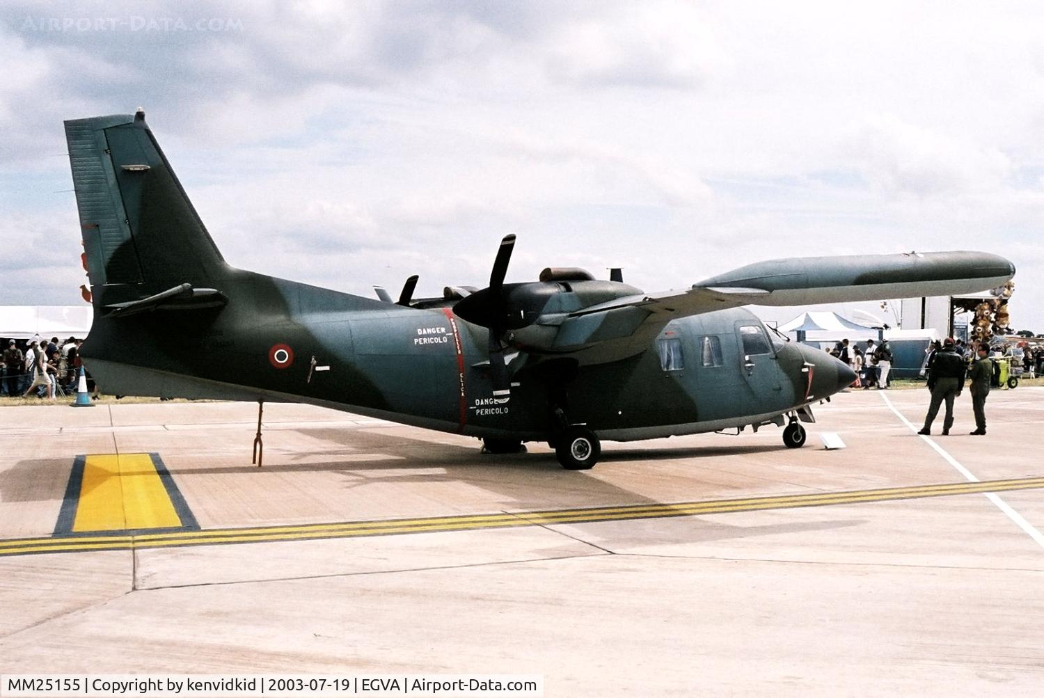 MM25155, Piaggio P-166DL-3 C/N 474, Italian Air Force at RIAT.