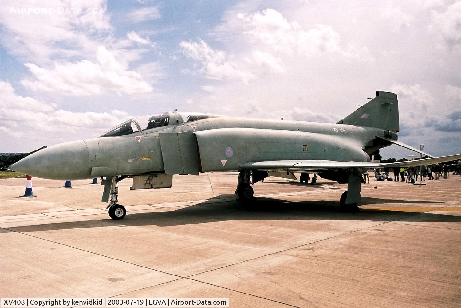 XV408, 1968 McDonnell Douglas Phantom FGR2 C/N 2946, In the 100 Years of Flight enclave at RIAT.