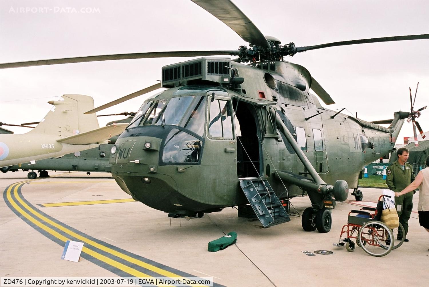 ZD476, 1983 Westland Sea King HC.4 C/N WA931, Royal Navy at RIAT.