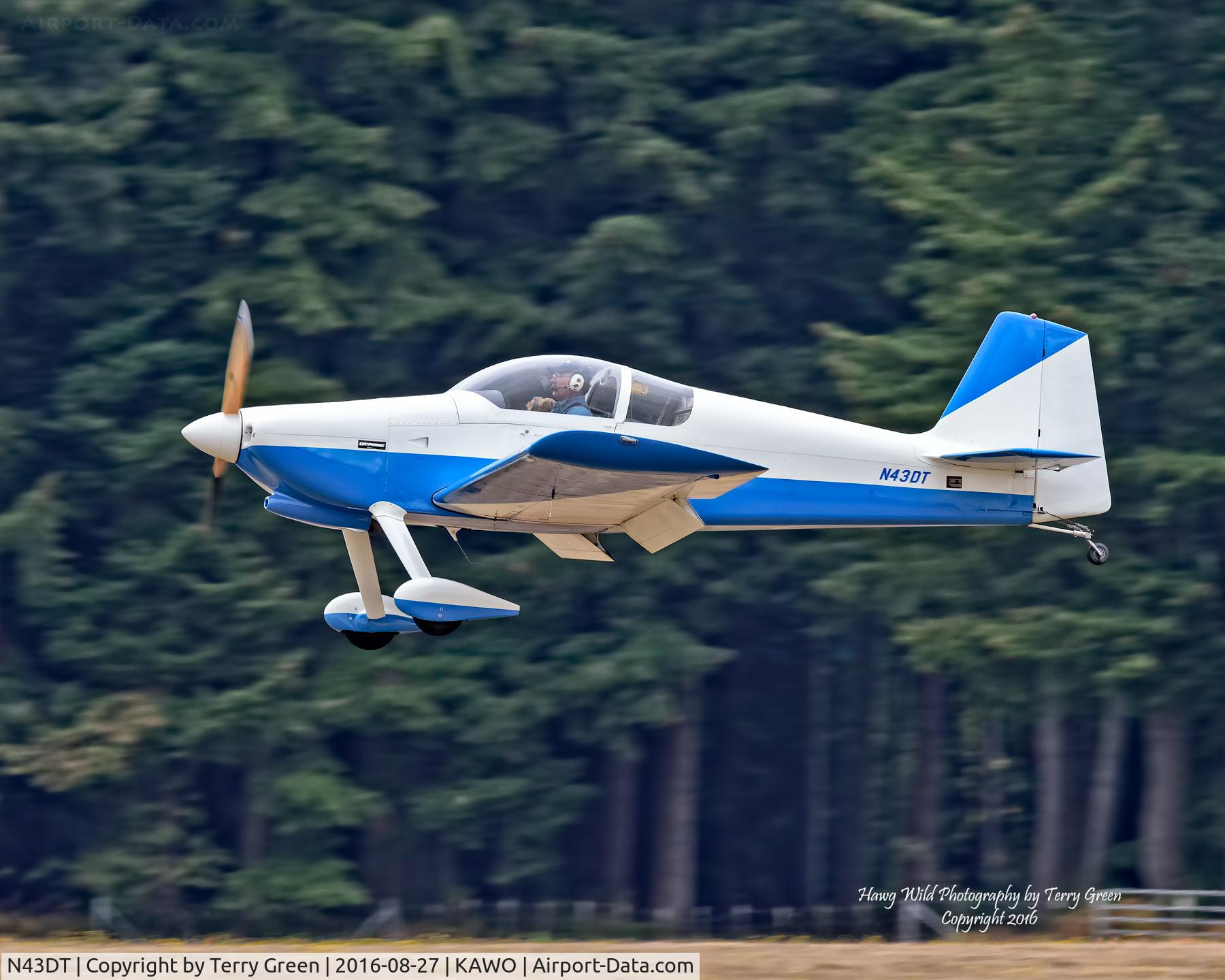 N43DT, 1998 Vans RV-6 C/N 20466, KAWO