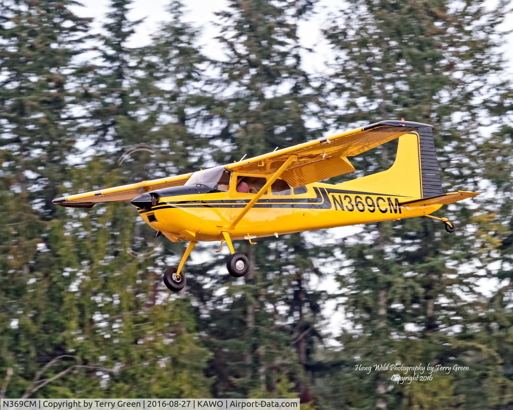N369CM, 1969 Cessna 180H Skywagon C/N 18052058, KAWO