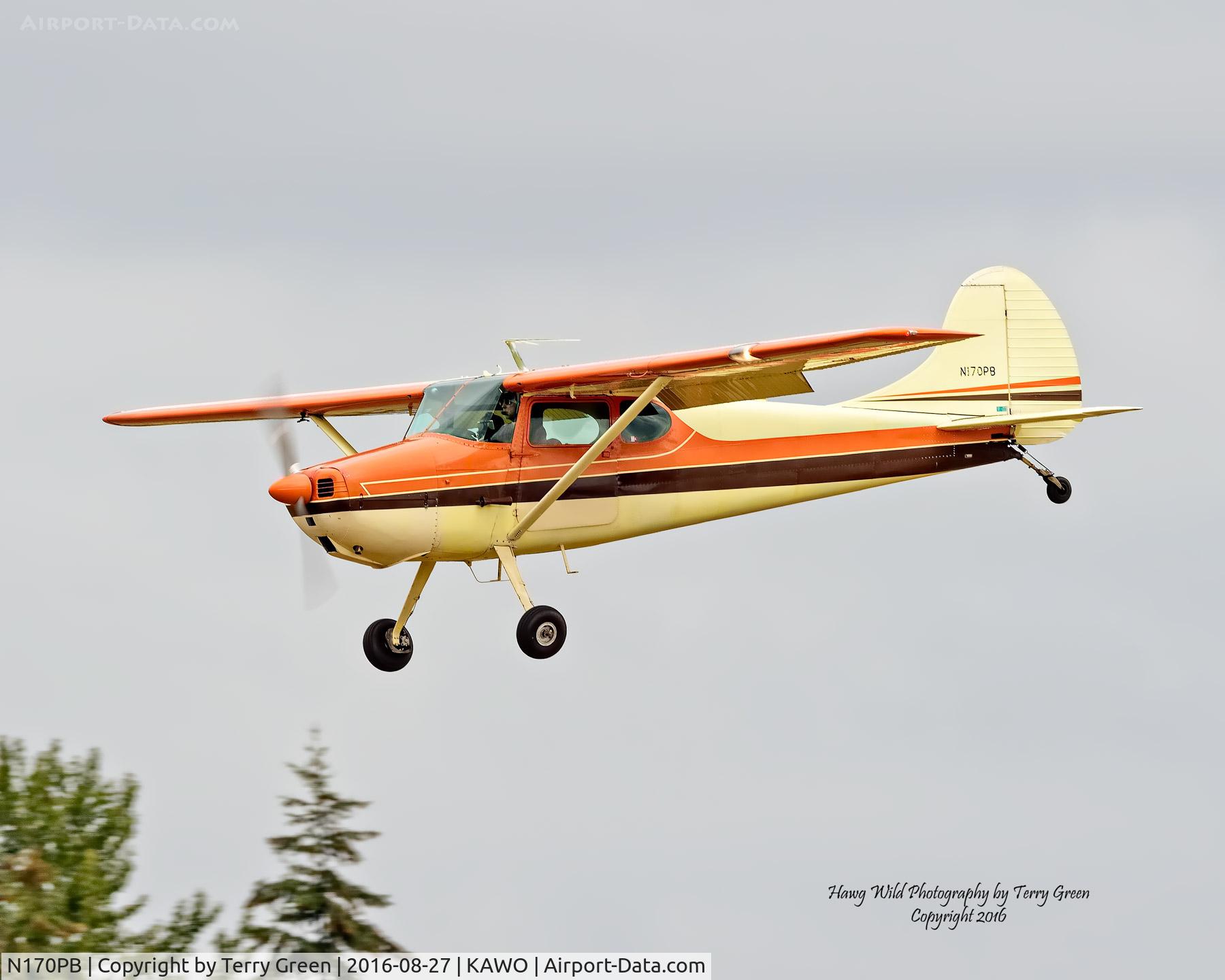 N170PB, 1950 Cessna 170A C/N 19800, KAWO